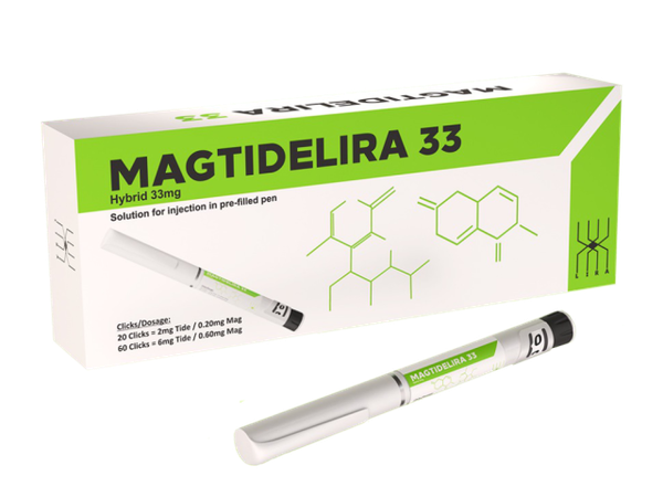 U.P.A - Magtidelira 33 Hybrid Weightloss Pen (3 mg Semaglutide & 30mg Tirzeptide in one pen)
