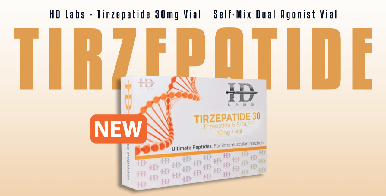 HD LABS - Tirzepatide 30mg Vial | self-mix Dual Agonist Vial