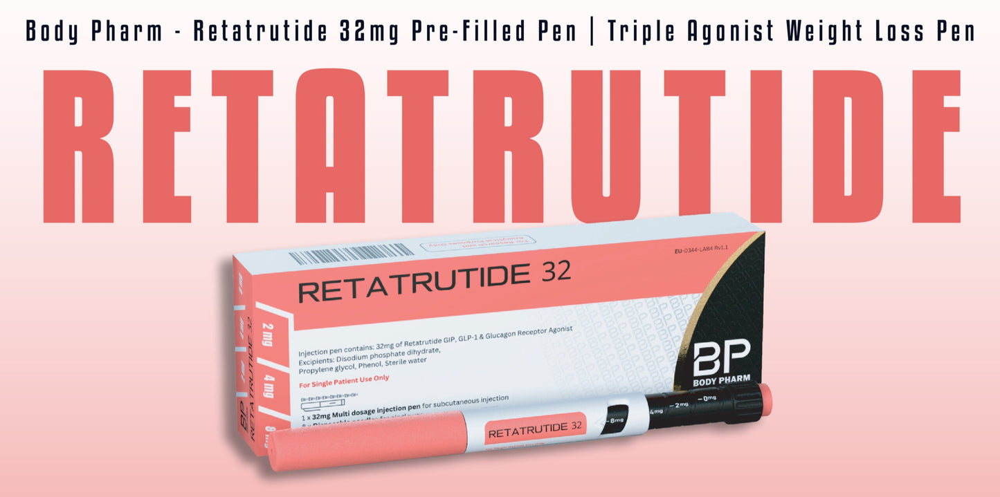 Body Pharm Retatrutide 32mg pre-filled Pen|triple Agonist weightloss Pen