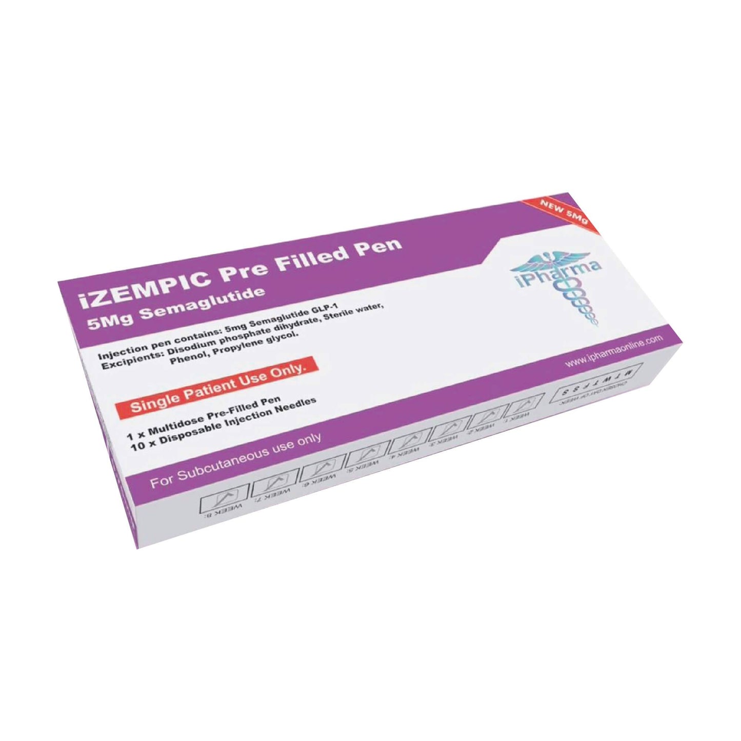 Ipharma Semaglutide 5mg Pre-Filled Pen | GLP-1 Weight loss Pen