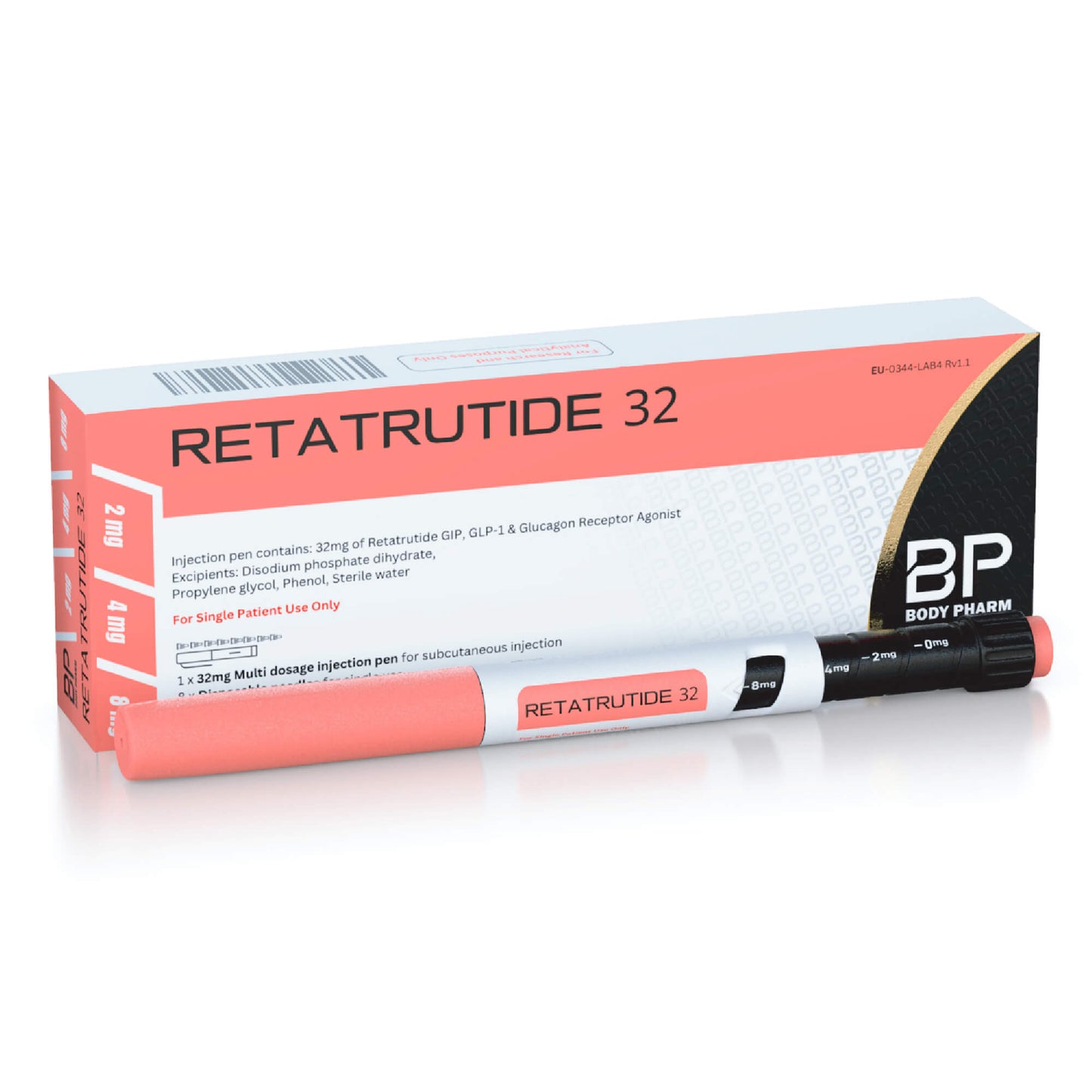 Body Pharm Retatrutide 32mg pre-filled Pen|triple Agonist weightloss Pen