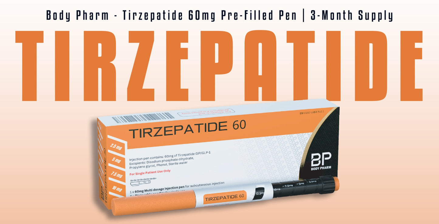 Body Pharm Tirzepatide 60mg pre-filled Pen