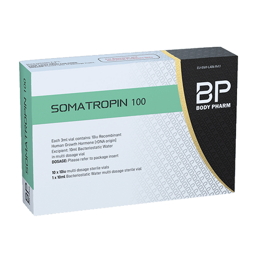 Body Pharm - Somatropin HGH - 10 Vial Kit 100iu |Peptide formula